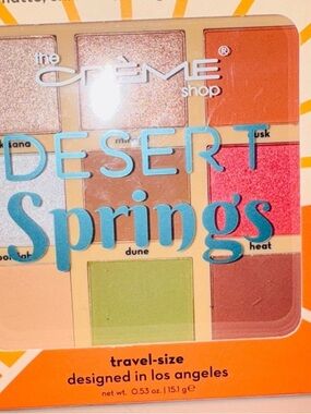 The Crème Shop Desert Springs Eyeshadow Palette